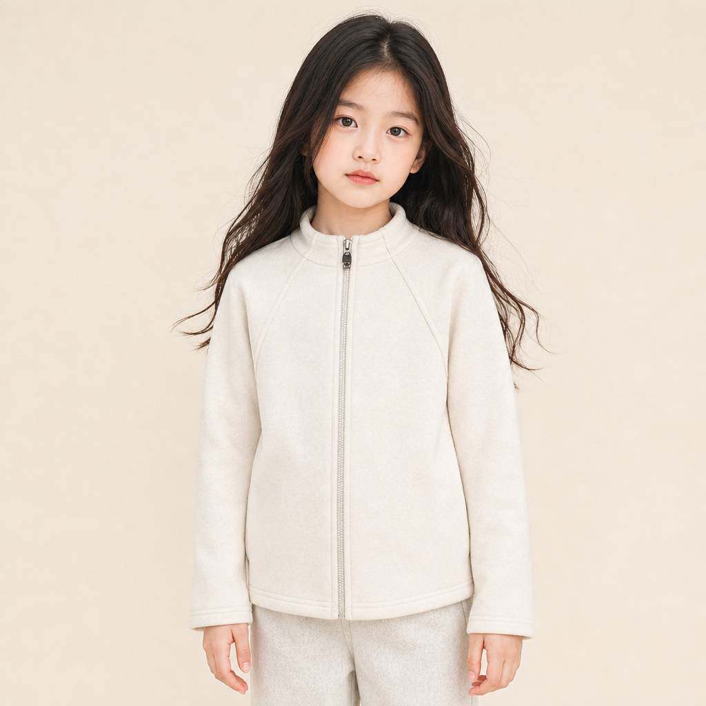 女童秋冬款校服加绒打底衫卫衣