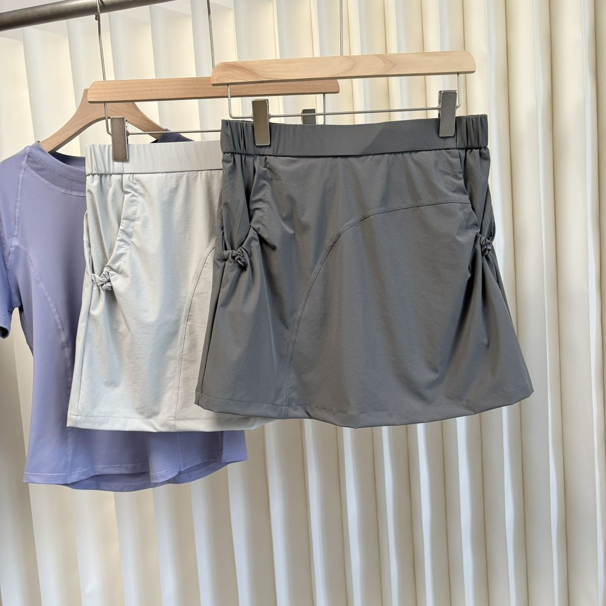 YIZUO 锦纶+氨纶速干工装裤裙 宽松女夏季休闲健身跑步