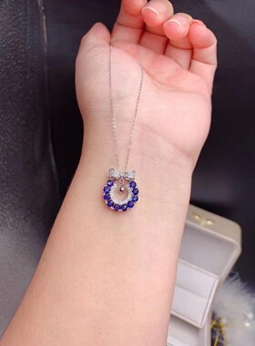 伯利尔女S925吊坠空托