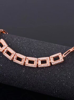 伯利尔女S925手链空托