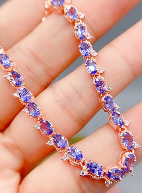 伯利尔女S925手链空托