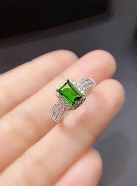 伯利尔女S925戒指空托