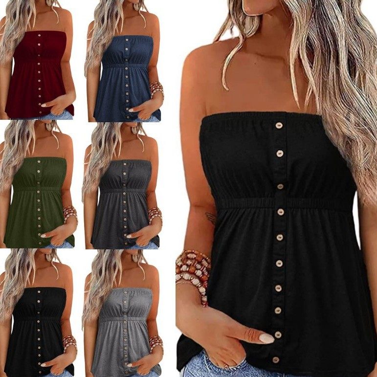 现货新品欧美亚马逊跨境外贸性感休闲小背心裹胸桖,个性定制/设计服务/DIY,连衣裙加工定制,淘宝优惠券,粉丝福利购,淘宝优惠卷