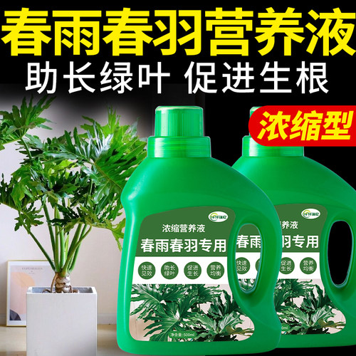龙鳞春羽肥料春雨肥营养液绿植专用水培植物春芋复合园艺植物花肥