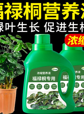 福禄桐肥料圆叶金钱兜专用肥盆栽营养液绿叶复合植物绿植园艺花肥