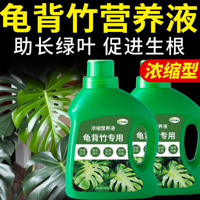 龟背竹专用肥水培营养液土培肥料天南星科观叶植物绿植盆栽花肥