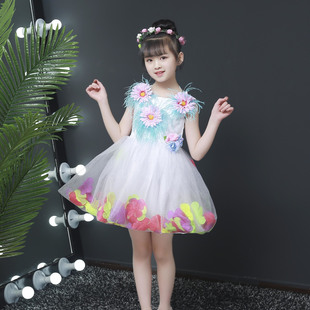 六一儿童演出服女童舞蹈蓬蓬裙幼儿园可爱舞蹈表演服装男童合唱服