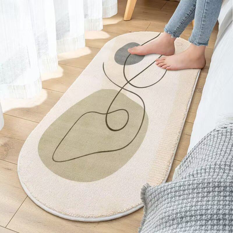 客厅地毯2024新款椭圆沙发茶几毯家用轻奢高级卧室衣帽间床边地毯,居家布艺,床边毯,淘宝优惠券,粉丝福利购,淘宝优惠卷