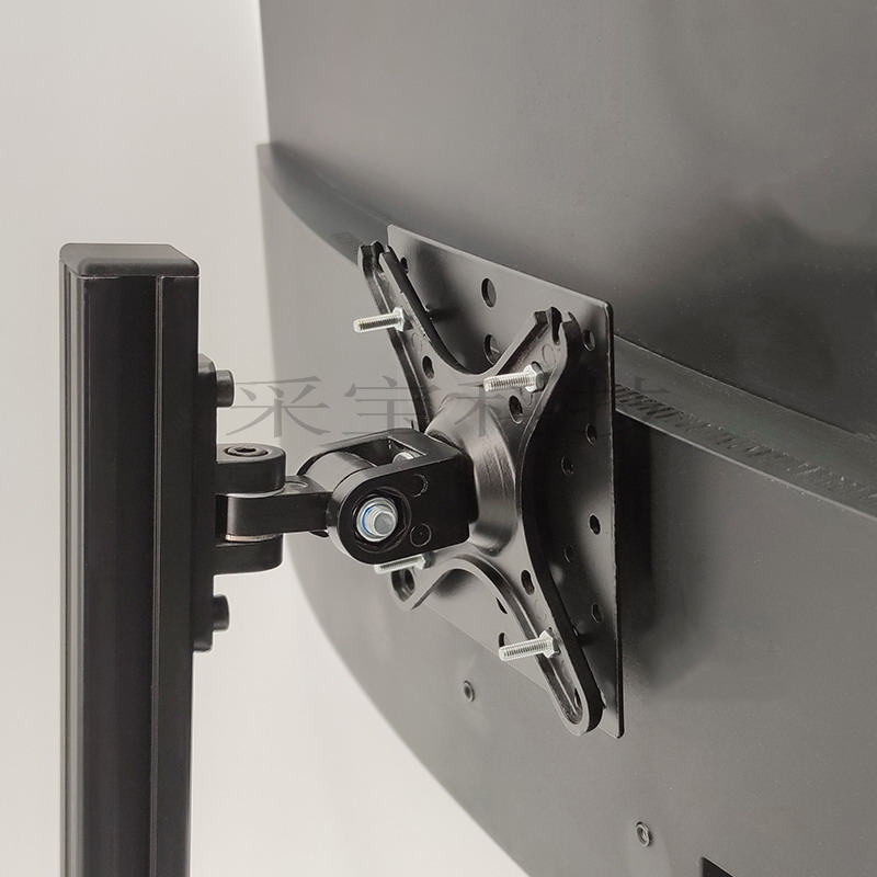 改装显示器无孔配件支持VESA板非标75×100变75×75标准孔距双孔