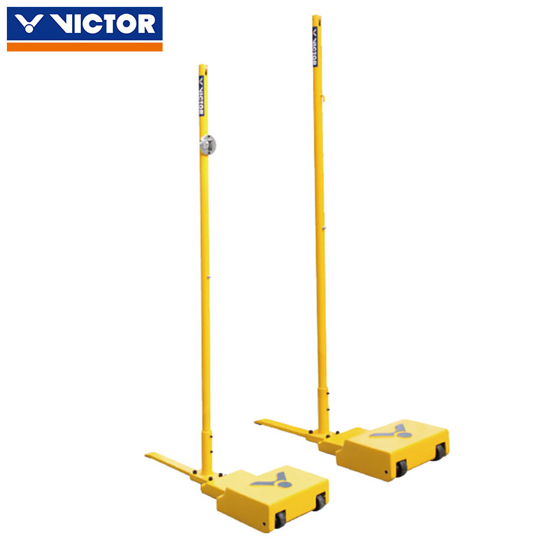 威克多VICTOR胜利7047移动式羽毛球网柱羽联认证比赛款图片