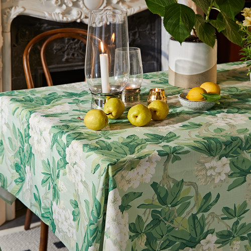 桌布仿麻高级感美式田园风