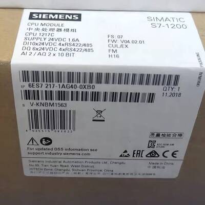 配件6ES72171AG400XB0议价