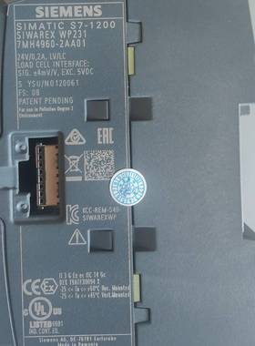 配件WP231  秤重模块 7MH4960-2AA01议价