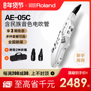 C电吹管电萨克斯自带音源电子管乐 Roland 罗兰AE