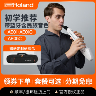 AE01 AE01C电吹管电萨克斯自带音源电子管乐 罗兰AE Roland