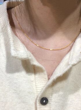 简约百搭不掉色钛钢锁骨链女款