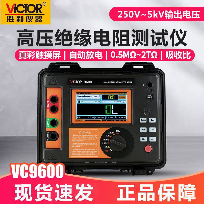 胜利VC9600中高压绝缘电阻测试仪