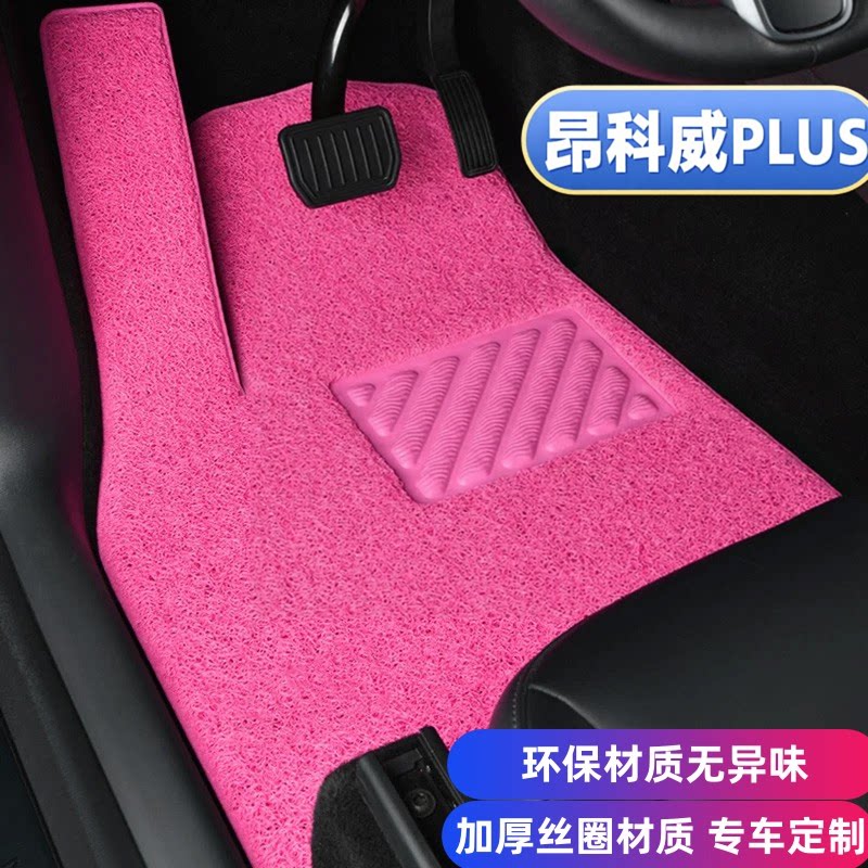昂科威plus专用丝圈脚垫加厚材质