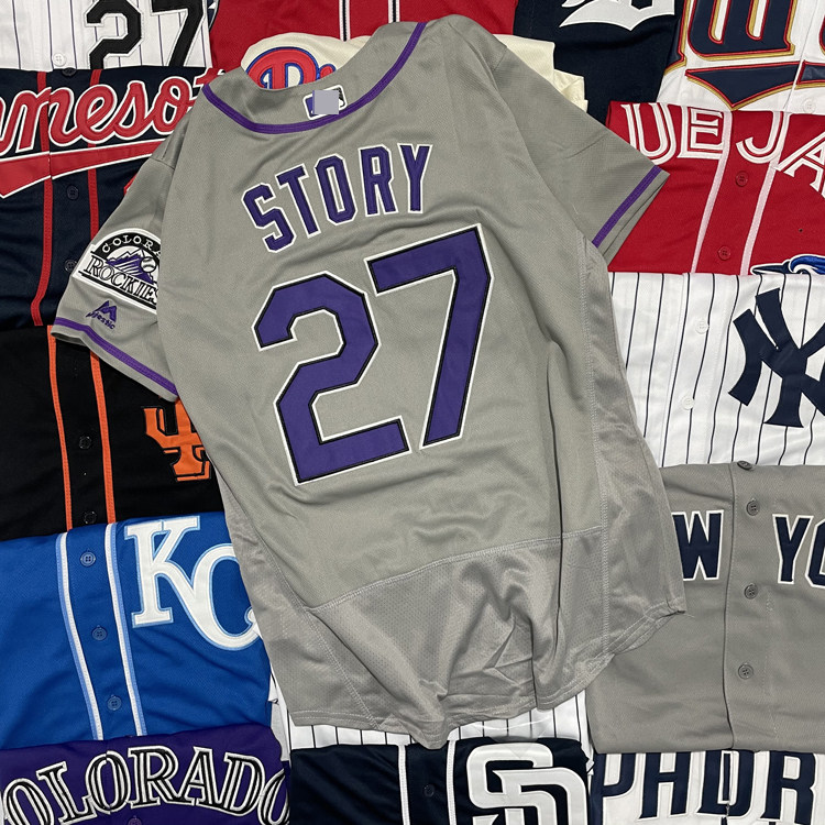 미국 로키스 야구 셔츠 남성용 플러스 사이즈 야구 카디건 반팔 힙합 스트리트 댄스 탑 트렌디