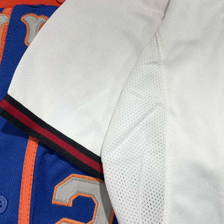 하라주쿠 BF 힙합 스타일 자수 문자 맞춤 패턴 야구 유니폼 반팔 카디건 대형 자켓 스트리트 저지 유행