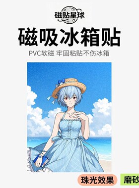 磁贴星球EVA明日香绫波丽冰箱磁吸贴创意家居铁柜门装饰磁吸贴