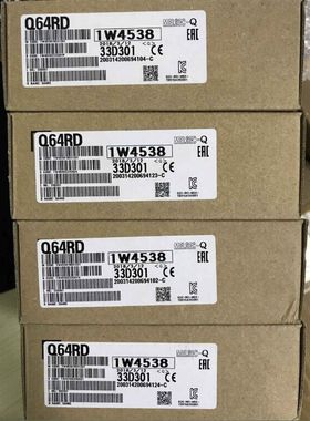 原装三菱Q64RD Q64DAN  Q64RD-G Q68RD3-G Q64TCTT Q64TCR