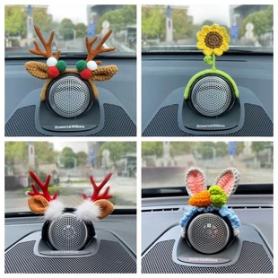 90XC60 饰头饰麋鹿S60 90V60 装 沃尔沃宝华中置音响帽子新款