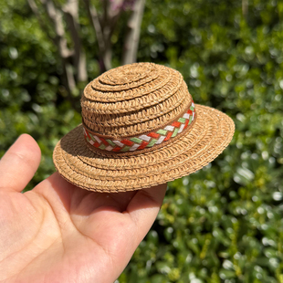 极氪007GT/001/7X中置音响帽子草帽夏天遮阳中控台民族风喇叭摆件