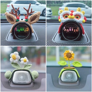 新问界M5M7M8M9音响帽子智界S7r7享界S9尚界H5车内装饰品一鹿平安