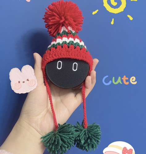 蔚来汽车nomi的帽子机器人头饰装饰圣诞帽可爱个性et5et7es8ec6