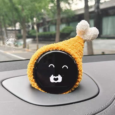蔚来汽车nomi的帽子es6es78ec6ec7et5t机器人可爱鸡腿装饰搞笑帽