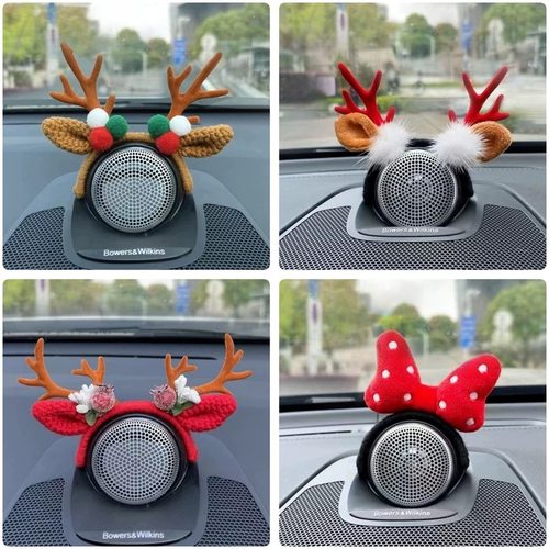 沃尔沃宝华中置音响帽子装饰蝴蝶结可爱头箍S60/90XC60/90V60