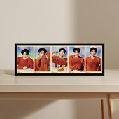 专属实木相框裱框画框明星周边装 田栩宁 裱相框