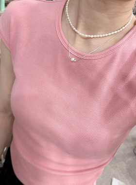 冷淡风珍珠项链女2023新款