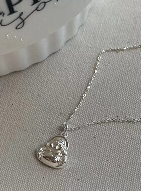 925银弥勒佛项链女2025新款韩系精致小佛公大肚佛吊坠锁骨链1195