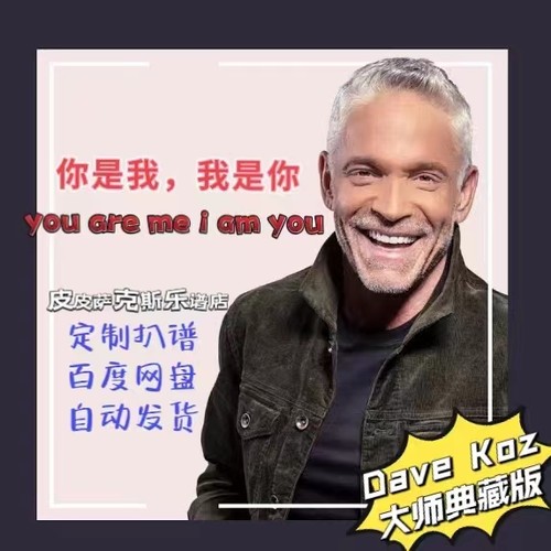 you are me i am you萨克斯谱单簧管长笛扒谱服务皮皮萨克斯