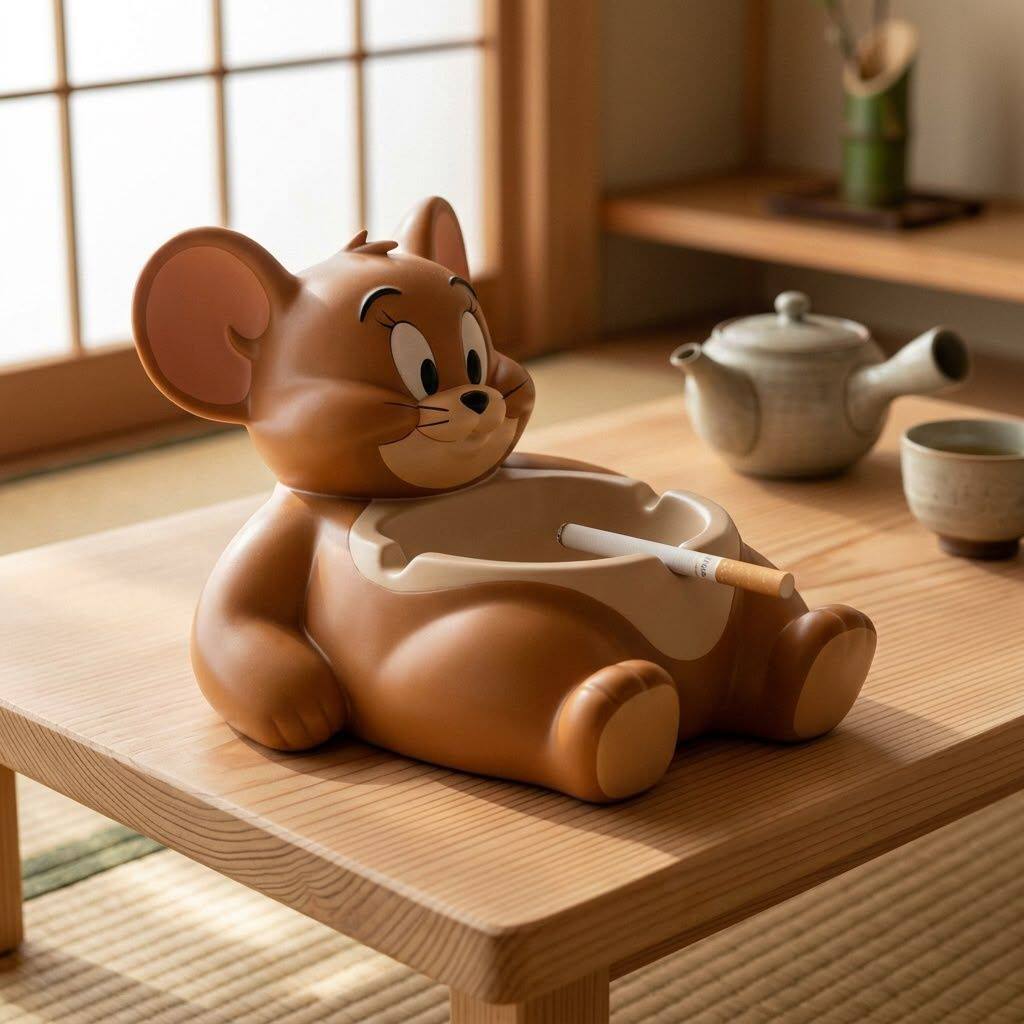 杰瑞卡通烟灰缸猫和老鼠