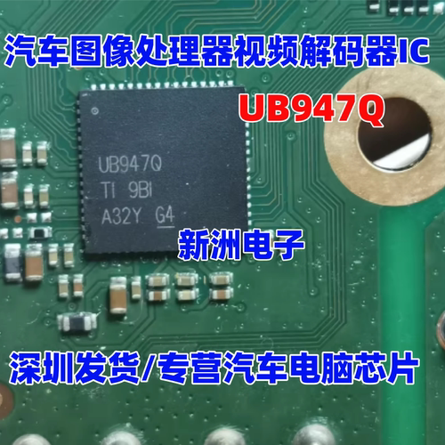 UB947Q 适用汽车中控导航串行解码芯片图像处理器视频解码器QFN