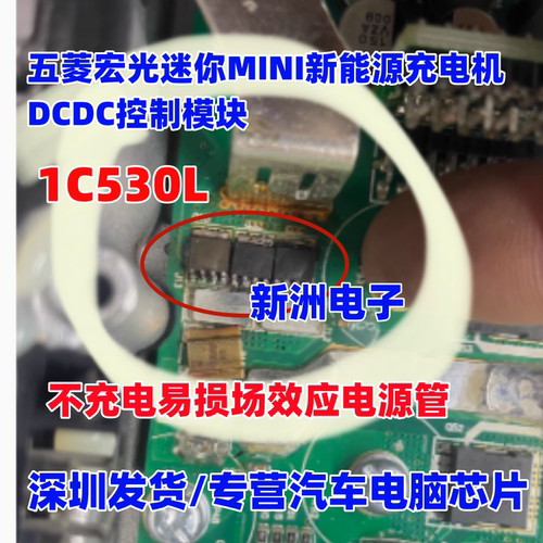 1C530L 10530L 适用五菱宏光迷你新能源充电机不充电易损电源管
