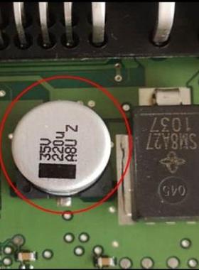 35V 100U 35V 220U 适用现代P0748 宝马MSV90大众电磁阀电容 进口