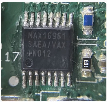 MAX16961 适用路虎仪表芯片   16脚TSSOP16