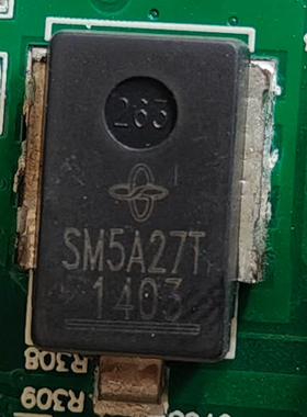 SM5A27A瞬态抑制SM5A27汽车稳压二极管包SM8A27T原装SM5S27A