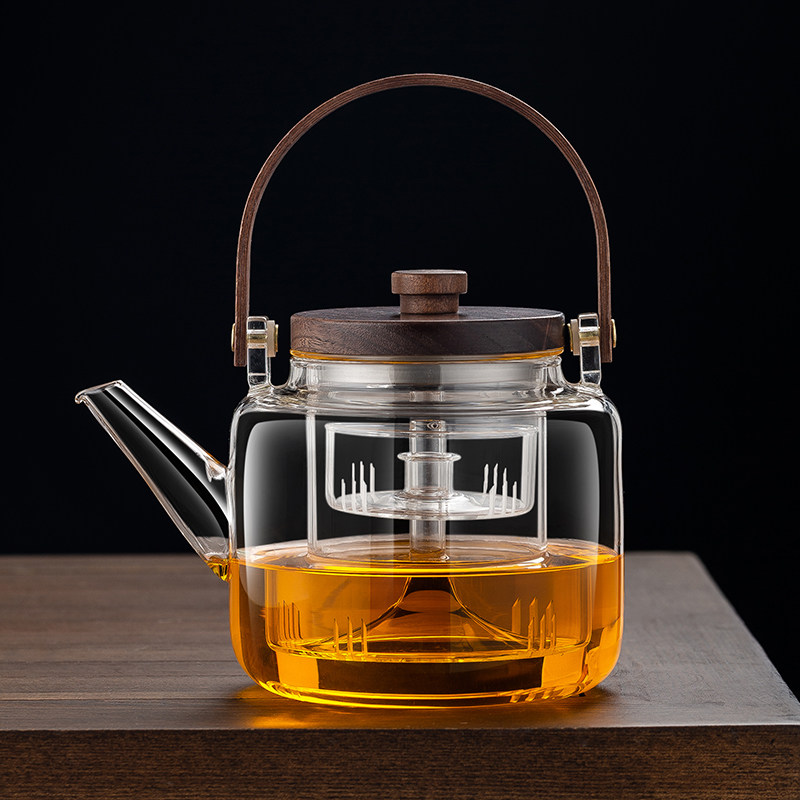 玻璃煮茶壶加厚耐高温2024新款电陶炉泡茶器家用提梁烧水壶茶具