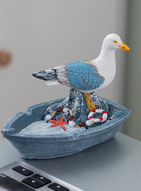 地中海海洋风格海鸥海鸟摆件