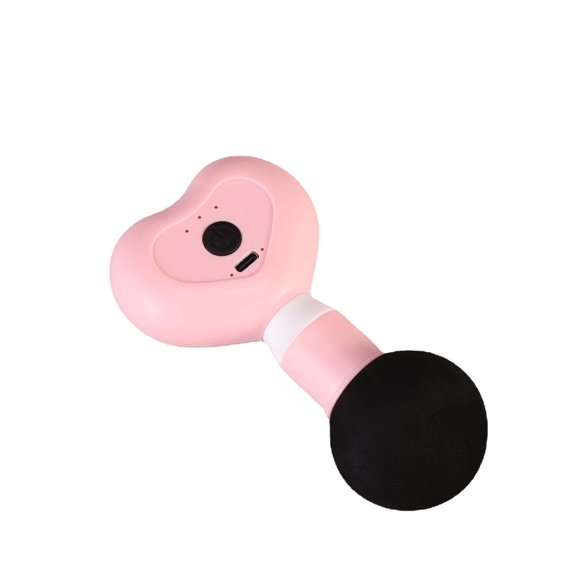 创意爱心筋膜枪便携三档可调迷你筋膜枪健身震动充电小型按摩器