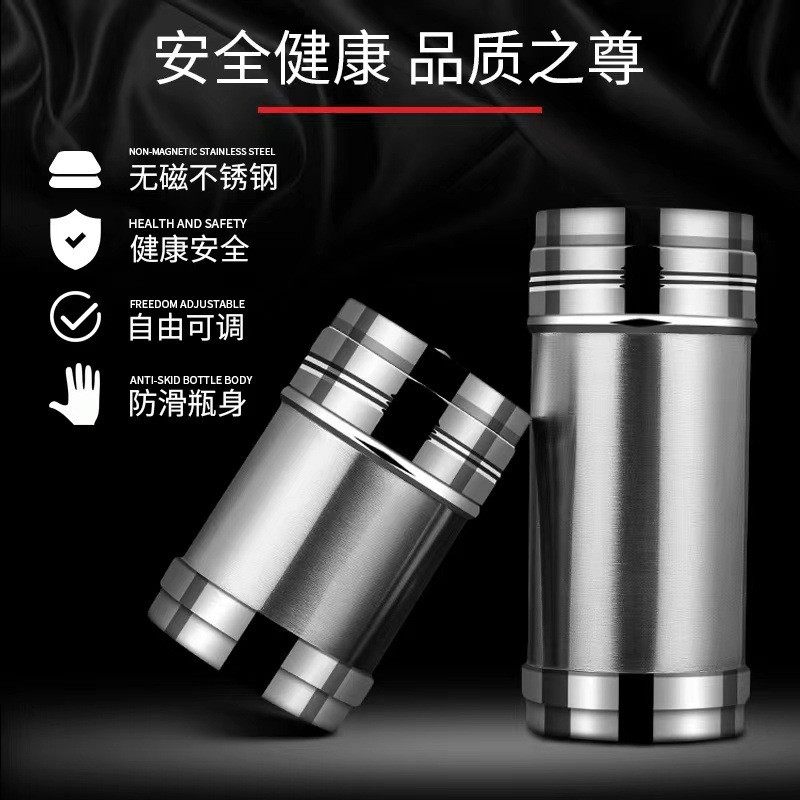 韩式不锈钢调味罐粉料罐佐料胡椒辣椒孜然撒粉厨房旋转式调料瓶子