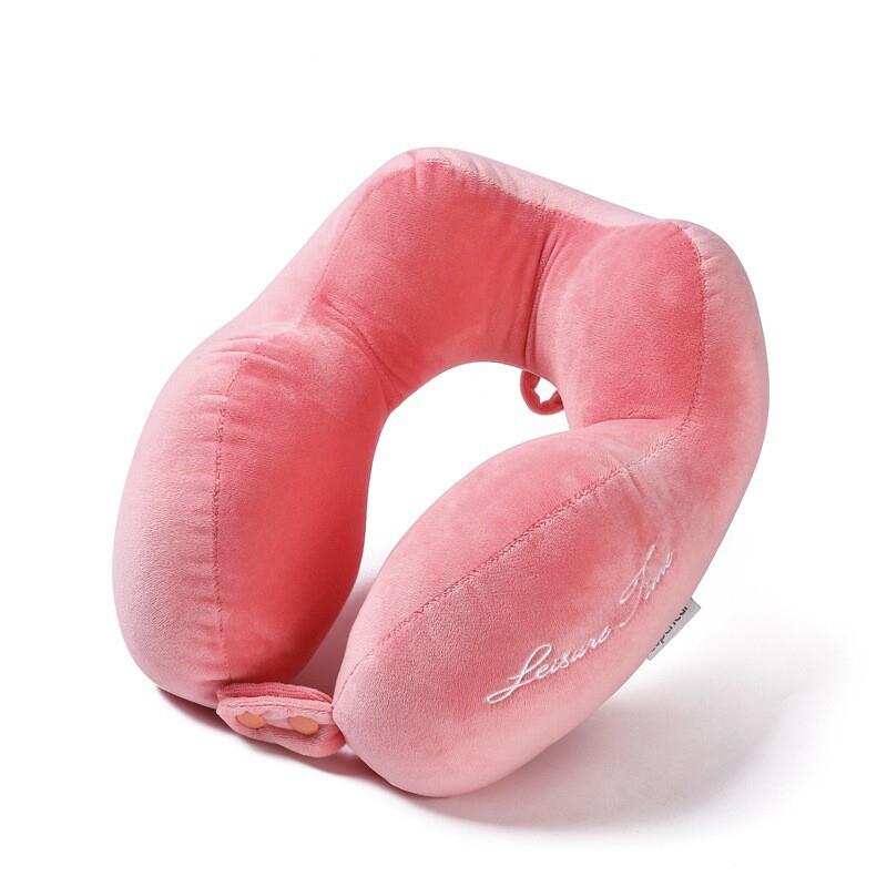 型枕驼峰颈枕办公室午睡枕户外旅行便携护颈枕头刺绣可加印