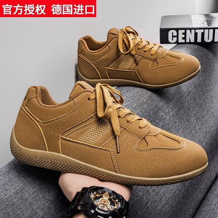 季乔舟正男鞋2026新款赛车鞋运动休闲百搭复古德训鞋软底学生潮鞋