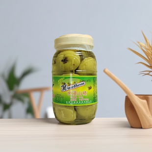 广东信宜特产水浸山楂山罐装甜酸微辣手工腌制果休闲零食包邮