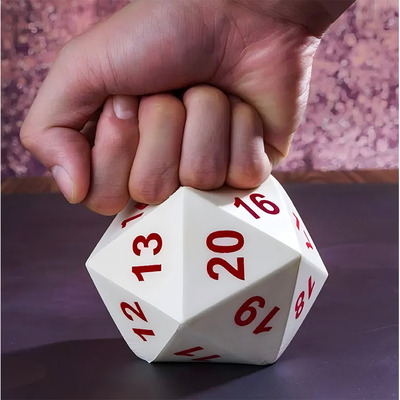 【桌游乱炖】80mm D20 实心泡沫骰子 TRPG跑团 克苏鲁 龙与地下城